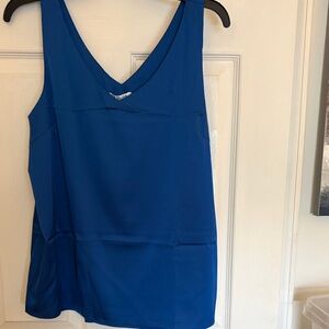 Vibrant Blue V-Neck Tank Top